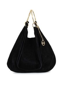Mia Tomazzi Skórzana torebka "Tarabella" w kolorze czarnym - 34 x 30 x 11 cm rozmiar: onesize. Czarne torebki klasyczne Mia Tomazzi, bez wzorów, z materiału, przez ramię, bez dodatków. Za 272,31 zł.