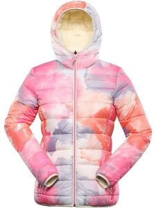 Alpine Pro Kurtka zimowa "Eroma" w kolorze kremowym ze wzorem rozmiar: XXL. Brązowe kurtki Alpine Pro, na zimę, xxl, bez wzorów, z puchu, bez kaptura. Za 377,95 zł.