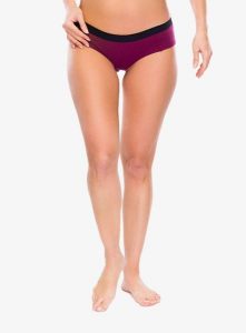 Techniczne figi Sensor Merino DF Panties. Czerwone figi Sensor, bez wzorów, z materiału. Za 109,99 zł.