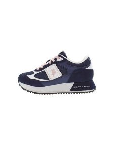 U.S. Polo Assn. Sneakersy w kolorze granatowo-jasnoróżowym rozmiar: 36. Niebieskie trampki U.S. Polo Assn., bez wzorów, bez zapięcia. Za 219,60 zł.
