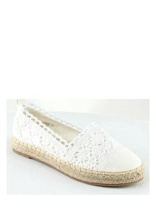 Foreverfolie Espadryle w kolorze białym rozmiar: 38. Białe espadryle Foreverfolie, bez wzorów, bez obcasa. Za 92,21 zł.