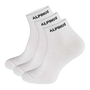 Skarpety Puyo Dla Dorosłych Unisex (zestaw 3 Sztuk). Białe skarpetki ALPINUS, bez wzorów. Za 63,99 zł.