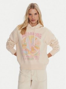 Billabong Bluza EBJSF00186 Żółty Regular Fit. Żółte bluzy Billabong, xl, bez wzorów, z bawełny, bez kaptura. Za 279,99 zł.