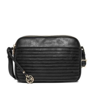 Torebka Lasocki. Czarne listonoszki Lasocki, bez wzorów, bez dodatków. Za 179,99 zł.