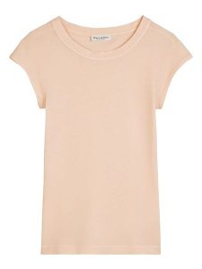 Marc O´Polo Koszulka w kolorze pomarańczowym rozmiar: XL. Pomarańczowe bluzki xl, bez wzorów, z bawełny, bez kołnierzyka, bez ramiączek. Za 136,13 zł.