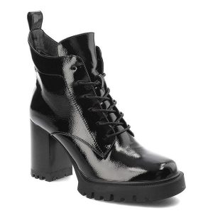Czarne Botki S.Barski Eleganckie Obuwie Damskie Na Obcasie. Czarne botki S.BARSKI, bez wzorów, z materiału, bez obcasa, na obcasie, bez zapięcia. Za 239,00 zł.