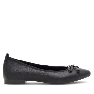 Baleriny Lasocki. Czarne balerinki Lasocki, bez wzorów, bez obcasa, bez zapięcia. Za 129,99 zł.