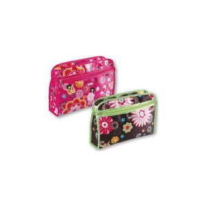 TOP CHOICE Kosmetyczka damska Flower z kieszonką (92695). Kosmetyczki marki TOP CHOICE. Za 16,52 zł.