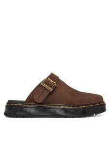 Dr. Martens Klapki Brookline DM40666202 Brązowy. Brązowe klapki Dr. Martens, bez wzorów, ze skóry, bez obcasa. Za 498,99 zł.