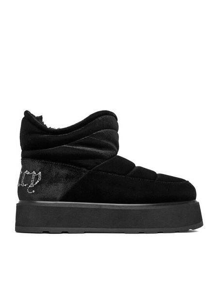 Juicy Couture Śniegowce EO-WS24267-02 Czarny. Czarne buty zimowe Juicy Couture, z materiału, bez obcasa, bez zapięcia. Za 329,99 zł.
