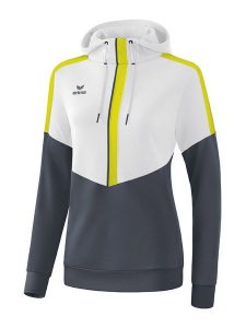 Erima Bluza "Squad" w kolorze antracytowo-białym rozmiar: 36. Białe bluzy Erima, bez wzorów, z kapturem. Za 96,95 zł.