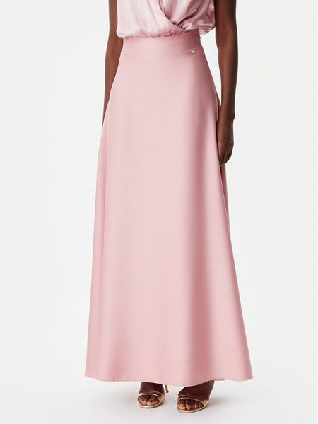 Rinascimento Spódnica maxi CFC0122686003 Różowy Regular Fit. Czerwone spódnice Rinascimento, xs, bez wzorów, z syntetyku, maxi. Za 319,99 zł.