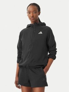 Adidas Kurtka do biegania Essentials KA4339 Czarny Regular Fit. Czarne kurtki sportowe ADIDAS, xs, bez wzorów, z syntetyku, bez kaptura, do biegania. Za 299,99 zł.