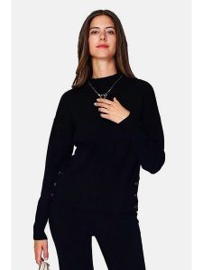 William de Faye Sweter w kolorze czarnym rozmiar: 34. Czerwone swetry oversize William de Faye, bez wzorów, z kaszmiru, bez ramiączek. Za 115,24 zł.