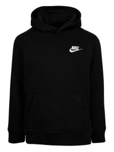 Nike Bluza w kolorze czarnym rozmiar: 7. Czarne bluzy Nike, bez wzorów, z kapturem. Za 87,81 zł.