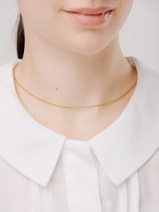 Pandora Pozłacany naszyjnik - dł. 50 cm rozmiar: onesize. Żółte naszyjniki Pandora, pozłacane. Za 387,45 zł.