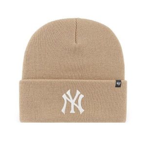Czapka zimowa turystyczna uniseks 47 Brand New York Yankees. Brązowe czapki 47 Brand, bez wzorów. Za 129,00 zł.