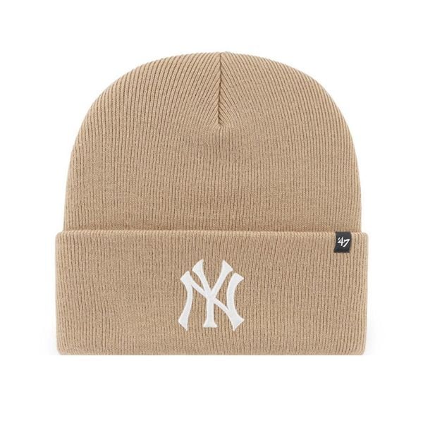 Czapka zimowa turystyczna uniseks 47 Brand New York Yankees. Brązowe czapki 47 Brand, bez wzorów. Za 129,00 zł.