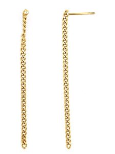 MOODE Kolczyki-wkrętki "Josepha" rozmiar: onesize. Żółte kolczyki MOODE, ze stali. Za 30,99 zł.