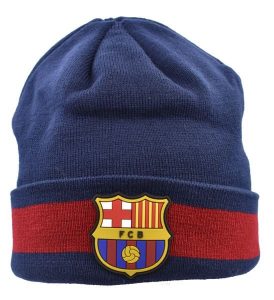 Czapka FC Barcelona - oficjalna licencjonowana. Niebieskie czapki FC BARCELONA, bez wzorów, z gumy. Za 99,00 zł.