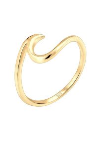 Elli Damskie fale Optik Trend w srebrze próby 925 Sterling Silver Pierścionki 1 ct. Szare pierścionki Elli, srebrne. Za 168,99 zł.