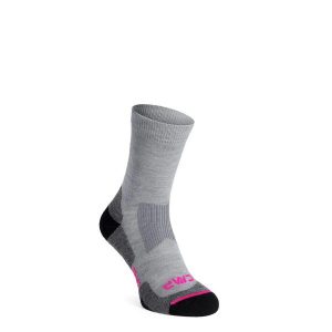 Skarpety merino damskie CMP Trekking Wool Sock. Szare skarpetki CMP, bez wzorów. Za 61,59 zł.