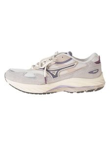 Mizuno Skórzane sneakersy "Wave Rider B" w kolorze beżowym rozmiar: 41. Brązowe trampki Mizuno, bez wzorów, bez zapięcia. Za 192,33 zł.