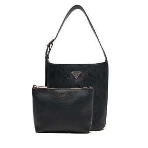Torebka Guess. Czarne torebki klasyczne Guess, z aplikacjami, bez dodatków. Za 539,99 zł.