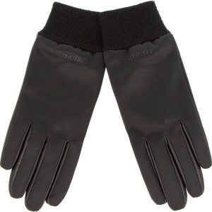 Rękawiczki Damskie CALVIN KLEIN - Satin & Leather Glov K60K604766 001. Rękawiczki marki Calvin Klein. W wyprzedaży za 219,00 zł.