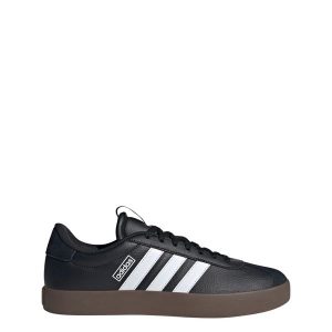 Buty VL Court 3.0. Białe buty sportowe ADIDAS, bez wzorów, z zamszu, bez zapięcia. W wyprzedaży za 224,00 zł.