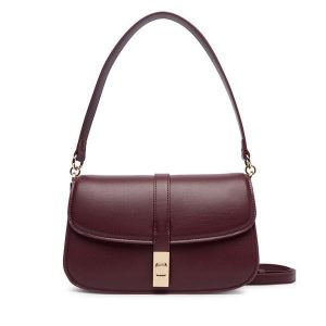Torebka Tommy Hilfiger. Czerwone torebki klasyczne TOMMY HILFIGER, bez wzorów, bez dodatków. Za 649,99 zł.