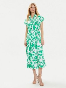 Joseph Ribkoff Sukienka letnia 242030 Zielony Regular Fit. Zielone sukienki Joseph Ribkoff, na lato, bez wzorów, z syntetyku, bez kołnierzyka, bez ramiączek. Za 679,99 zł.