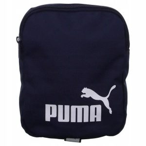 Torba saszetka listonoszka PUMA na ramię. Niebieskie nerki i saszetki Puma, bez wzorów. Za 65,00 zł.
