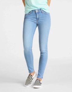 SPODNIE DAMSKIE LEE SCARLETT SKINNY LIGHT FLORIN L526MOHR 112111767. Czarne rurki Lee, z bawełny. W wyprzedaży za 89,99 zł.