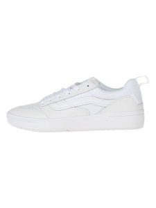 Vans Skórzane sneakersy w kolorze białym rozmiar: 39. Białe trampki Vans, bez wzorów, bez zapięcia. Za 223,99 zł.