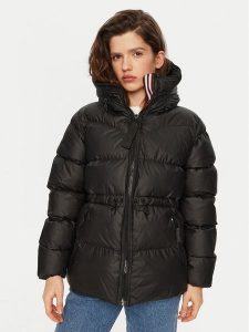 Hunter Kurtka puchowa HARW1295242 Czarny Regular Fit. Czarne kurtki Hunter, xl, bez wzorów, z puchu, bez kaptura. Za 549,99 zł.