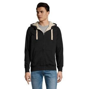 Kurtka Dla Dorosłych Unisex Sherpa Zapinana Na Zamek Błyskawiczny. Czarne kurtki SOL'S, s, bez wzorów, bez kaptura. Za 263,99 zł.