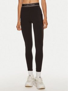 Calvin Klein Performance Legginsy 00GWF4L608 Czarny Slim Fit. Czarne legginsy Calvin Klein Performance, bez wzorów, z syntetyku. Za 209,99 zł.
