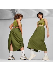 Puma Spódnica "Dare" w kolorze khaki rozmiar: XS. Brązowe spódnice Puma, xs, bez wzorów, maxi. Za 74,63 zł.