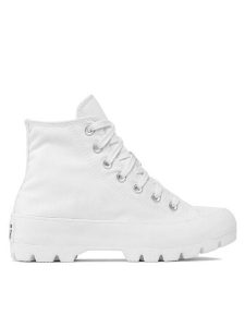 Converse Trampki Chuck Taylor All Star Lugged Hi 565902C Biały. Białe trampki Converse, bez wzorów, z materiału, bez zapięcia. Za 239,99 zł.