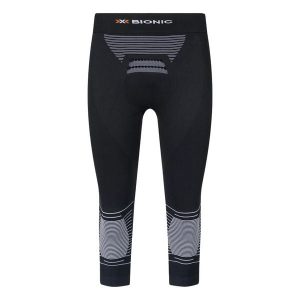 Legginsy termoaktywne damskie 3/4 X-Bionic Energizer 4.0 Opal Black. Czarne legginsy X BIONIC, bez wzorów, z materiału. Za 245,00 zł.