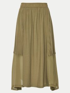 DKNY Spódnica trapezowa P4DN8X10 Zielony Regular Fit. Zielone spódnice DKNY, l, bez wzorów, z syntetyku. Za 309,99 zł.