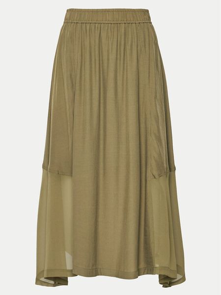 DKNY Spódnica trapezowa P4DN8X10 Zielony Regular Fit. Zielone spódnice DKNY, l, bez wzorów, z syntetyku. Za 279,99 zł.