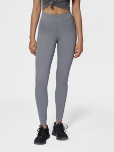 Damskie legginsy Hummel Te Fundamental. Szare legginsy Hummel, bez wzorów, z jersey, z standardowym stanem. Za 224,00 zł.