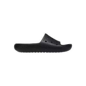 Klapki Crocs Model Classic Slide V2 Kolor Czarny. Czarne klapki Crocs, bez wzorów, z materiału, bez obcasa. Za 199,99 zł.