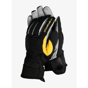 Rękawiczki La Sportiva Supercouloir Tech Gloves. Czarne rękawiczki La Sportiva, bez wzorów. Za 419,99 zł.