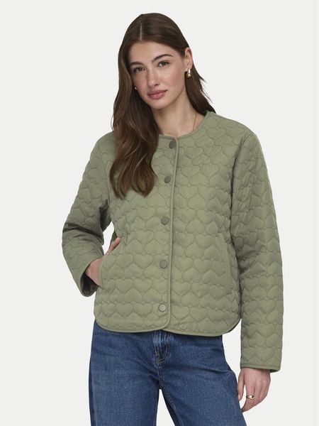 ONLY Kurtka przejściowa Heart 15366265 Zielony Regular Fit. Zielone kurtki ONLY, xs, bez wzorów, z syntetyku, bez kaptura. Za 199,99 zł.