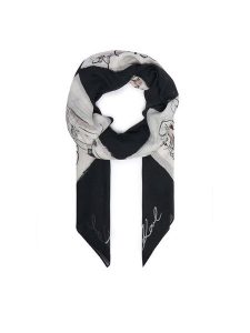 KARL LAGERFELD Chusta B3W33021 Szary ciemny. Szare apaszki i chusty KARL LAGERFELD, bez wzorów. Za 429,99 zł.