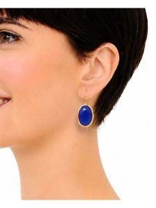Pierres delicates Pozłacane kolczyki z tygrysim okiem rozmiar: onesize. Żółte kolczyki Pierres delicates, pozłacane. Za 47,95 zł.