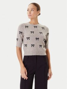 Vero Moda Sweter Doffy 10330793 Beżowy Regular Fit. Brązowe swetry klasyczne Vero Moda, xl, z syntetyku, bez kołnierzyka. Za 119,99 zł.